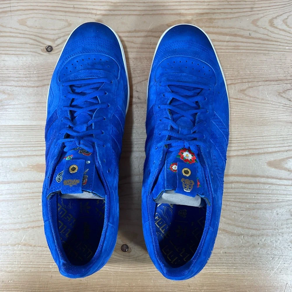 Adidas Consortium x Footpatrol x Juice Handball Top SE Shoes Mens 13 Blue CM7876